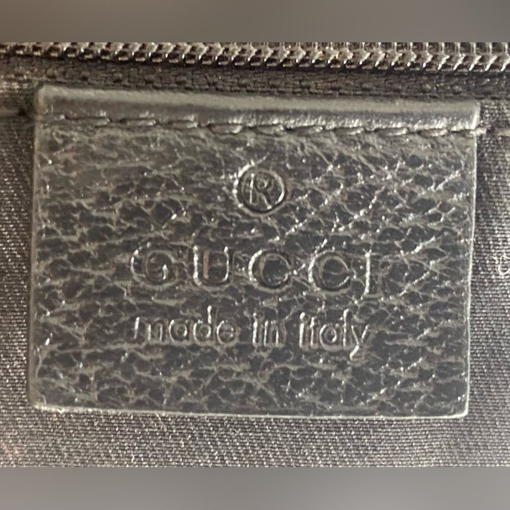 Gucci “Abbey” D-Ring Hobo Black Monogram Canvas - Picture 8 of 9